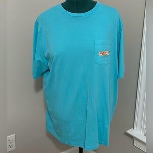 (XL) Vineyard Vines Turquoise Pocket Tee - Myrtle Beach
